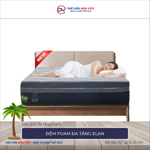Đệm foam đa tầng Elan-2